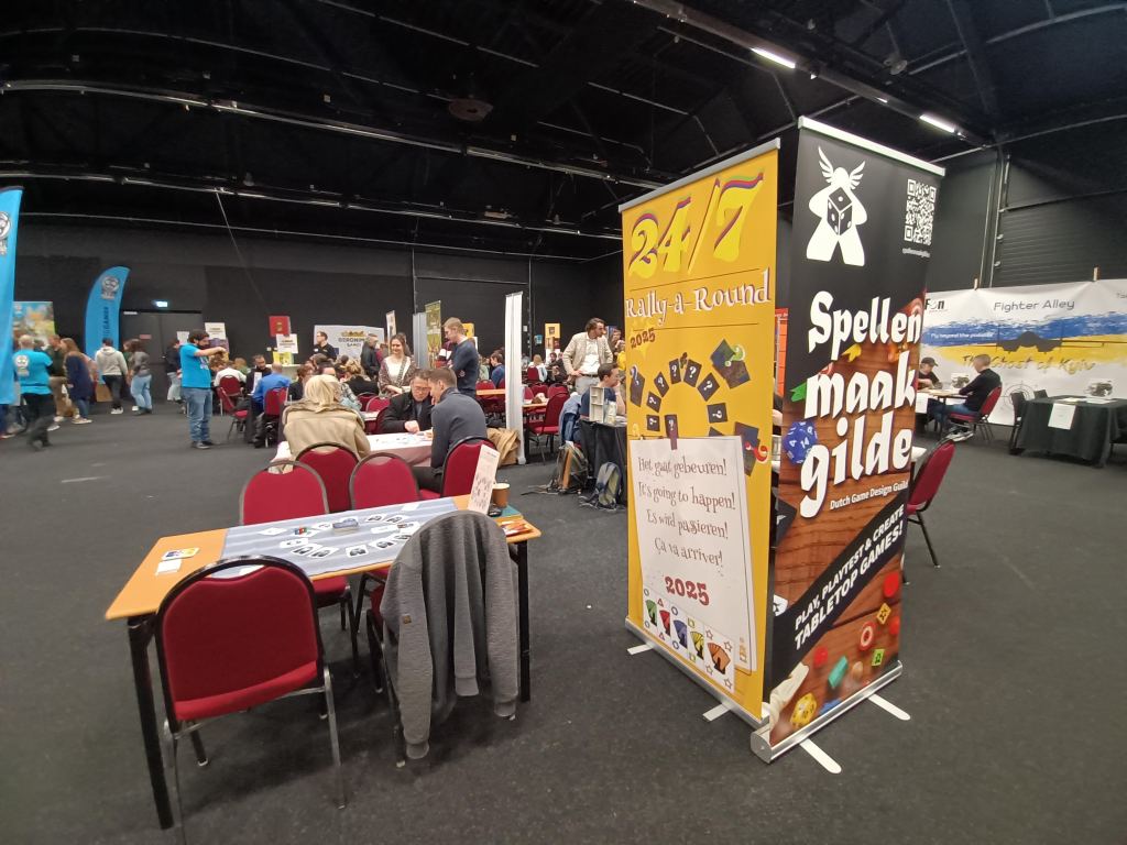 Zuiderspel spellenbeurs 24/7 rally playtesting Madilo.games
Spellenmaak Gilde