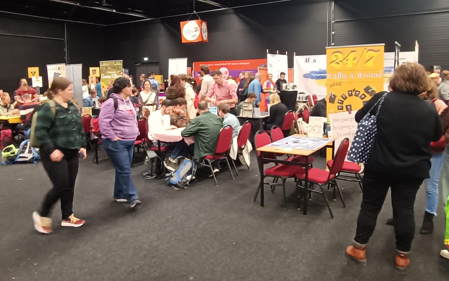 Zuiderspel spellenbeurs 24/7 rally playtesting Madilo.games