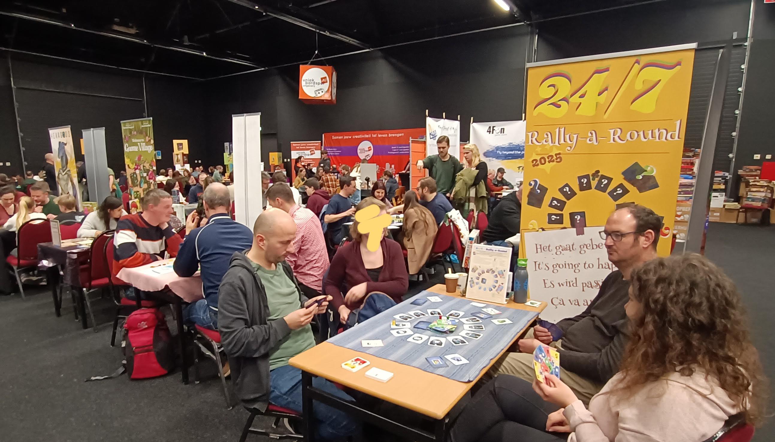Zuiderspel spellenbeurs 24/7 rally playtesting Madilo.games