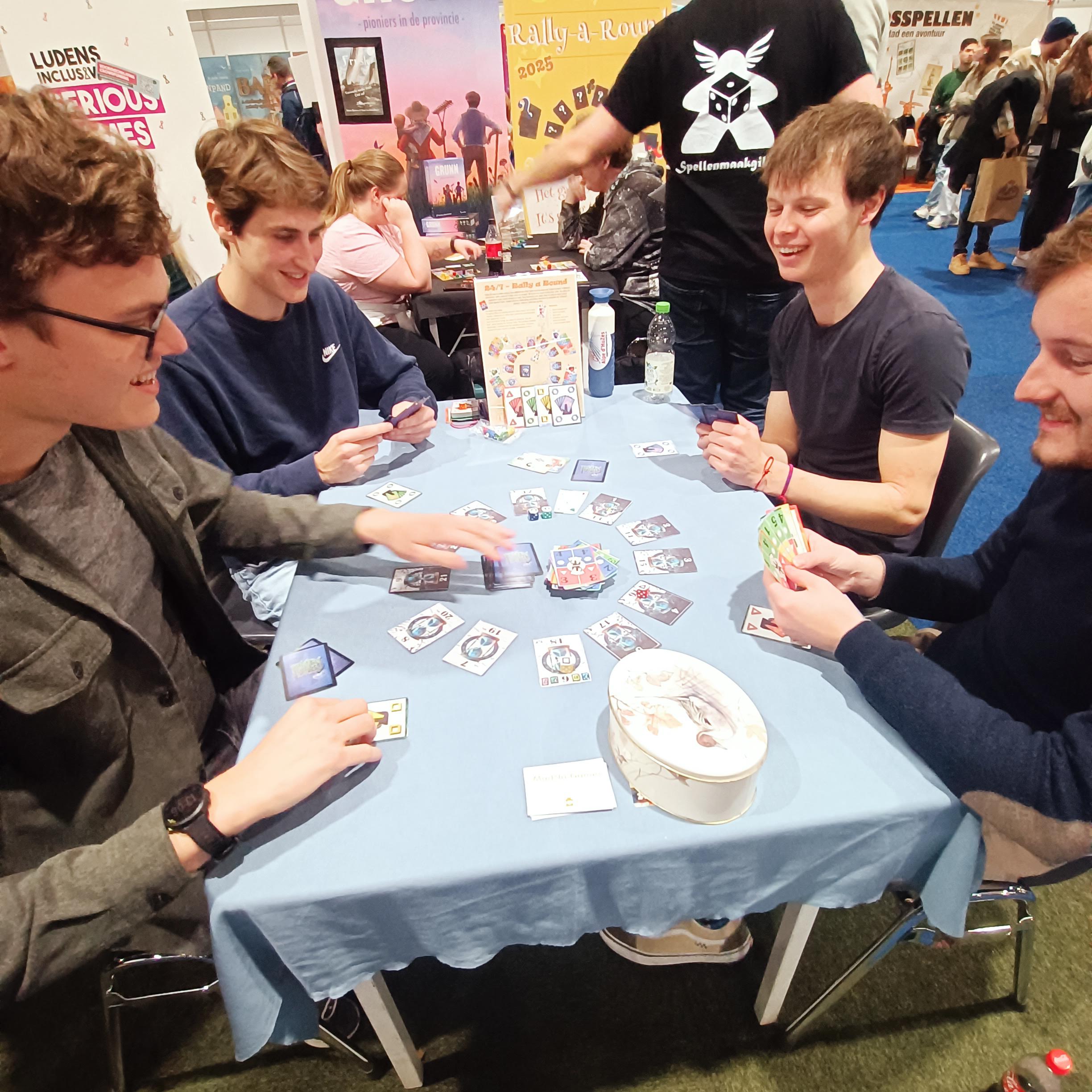 madilo.games, Playtesting 24/7 Rally, Spellenspektakel Utrecht, prototype, 24-7, Rally, gamedesign, 