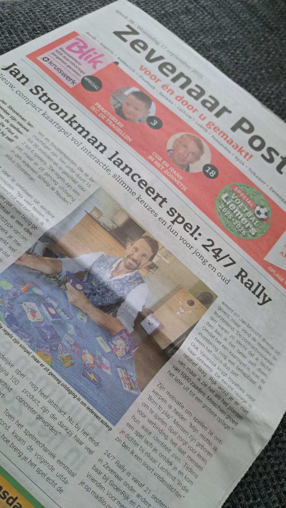 Ondertussen in de Zevenaar Post….